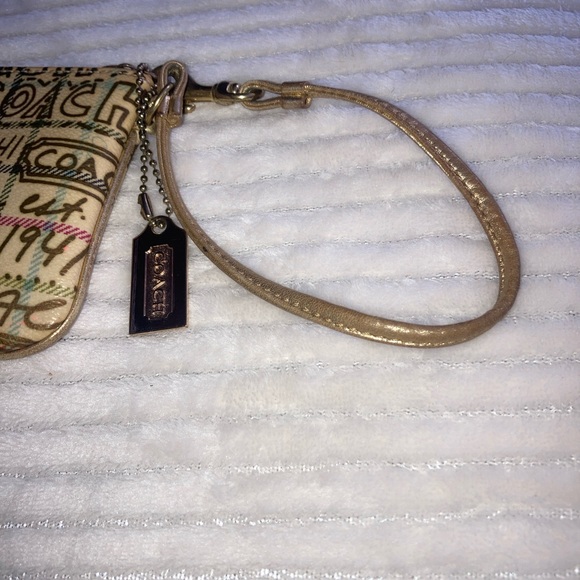 Coach Multicolor Wristlet NWOT - Picture 4 of 5